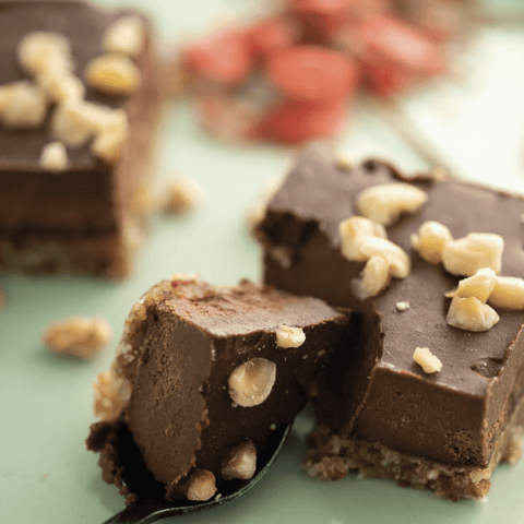 Vegan & Glutenvrije Carre: Chocolade & Hazelnoot