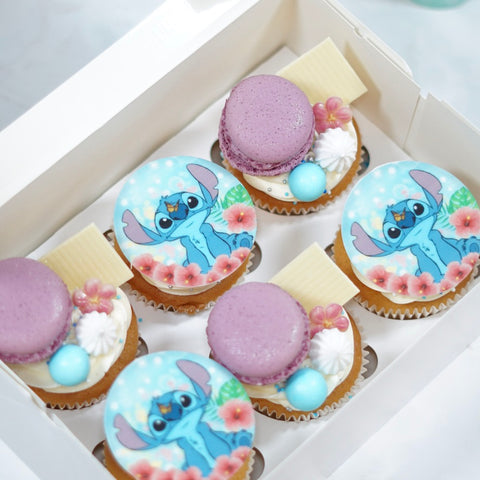 Stitch Cupcakes (6 stuks)