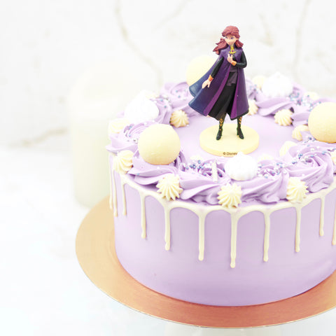 Frozen 2 Taart – Lila Verjaardagstaart