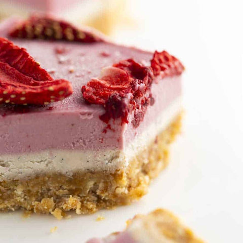 Vegan & Glutenvrije Carré: Aardbei & Vanille (4 stuks)