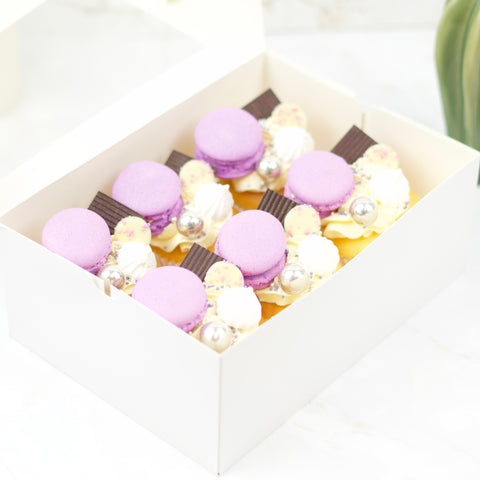 Topped Cupcakes -  Lila (6 stuks)