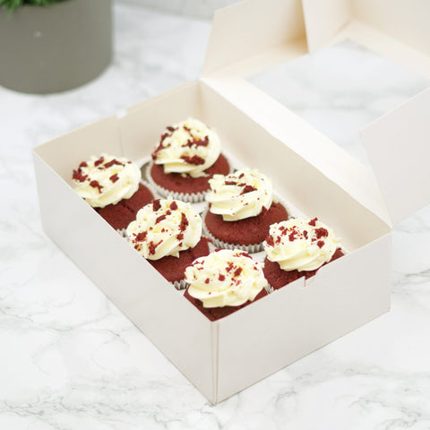 Red Velvet Cupcakes met smakelijke vanille crème