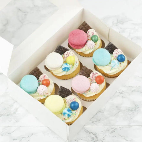 Topped Cupcakes – Rainbow (6 stuks) - Sweet Vibes